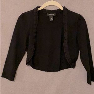 3/4 length cropped cardigan